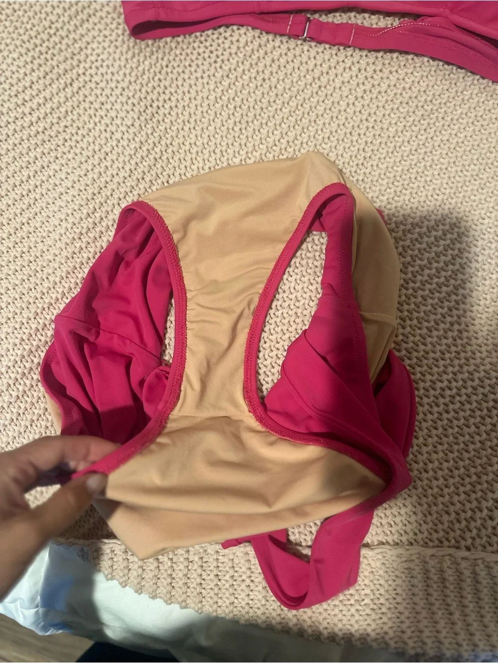 J  crew Bright Pink Two-Piece Bikini Set
